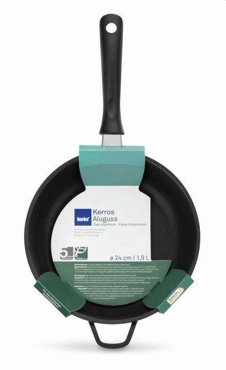 Kela Schmorpfanne Kerros schwarz Ø 24 cm