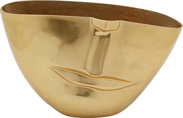 Vase gold - 46 cm - KARE Half Face Gold