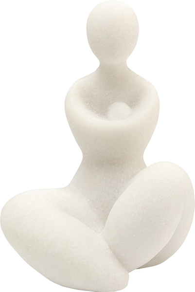 Deko Figur 22cm weiß - 22 cm - KARE Soft Woman