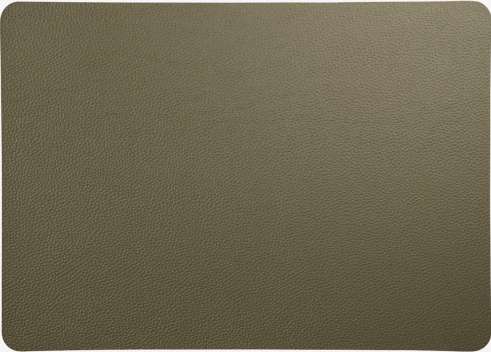 ASA Tischset Lederoptik rough olive 33x46cm