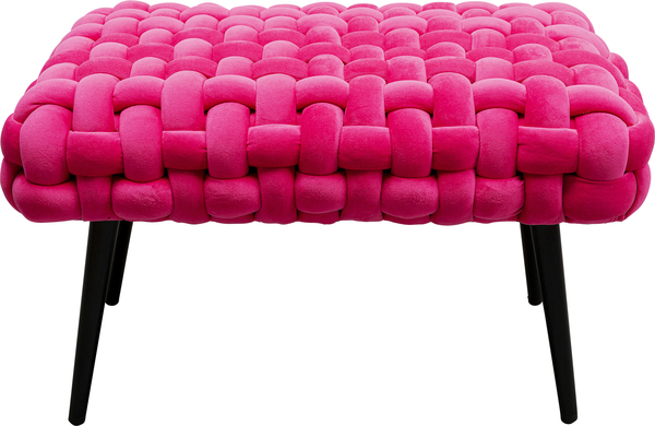 Bank pink - 66 cm - KARE Weave Pink