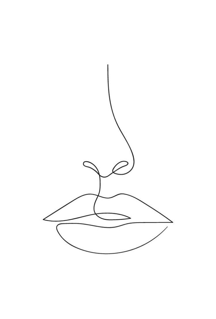 Reinders Wandbild 20x30  'Lips In Line' , 84818
