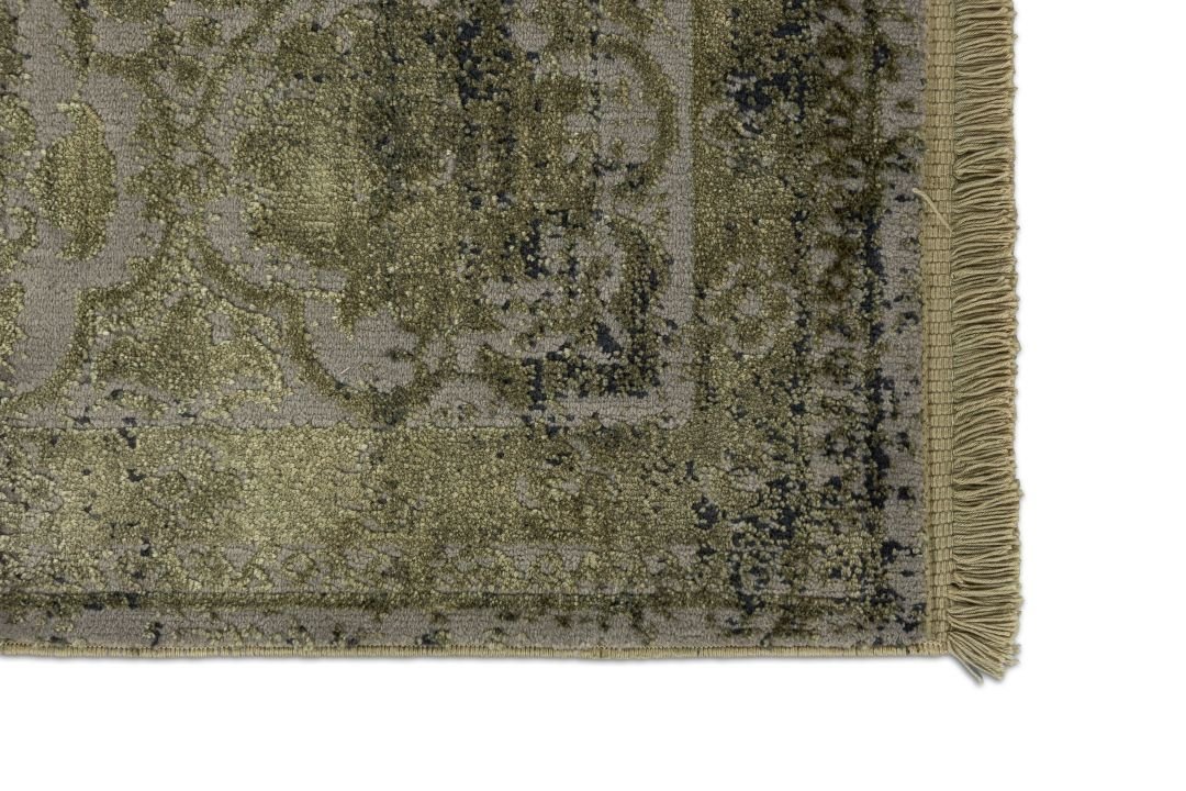 Schöner Wohnen Kollektion Teppich Velvet olivgrün 160 x 230 cm