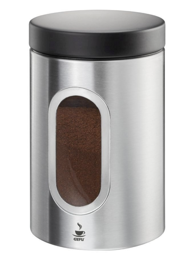 Kaffeedose 500 g - Edelstahl/Kunststoff - GEFU PIERO