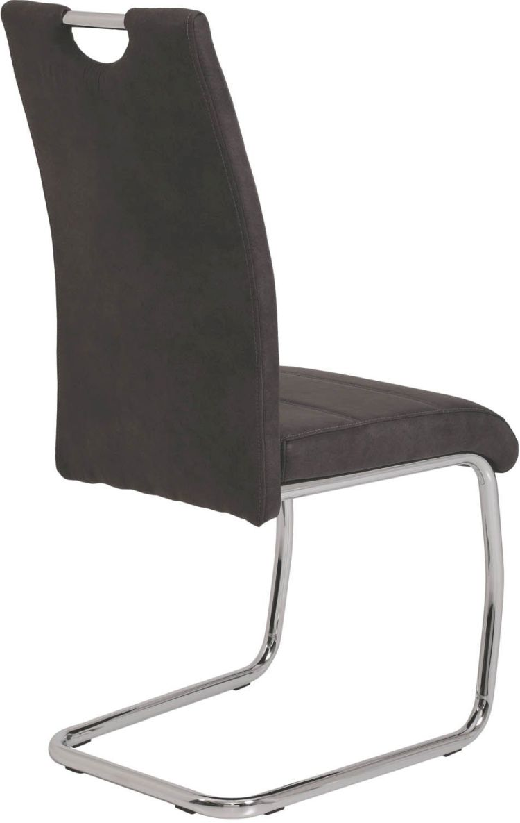Schwingstuhl mit Griff - Farbe: Vintage anthrazit -  Flora II S