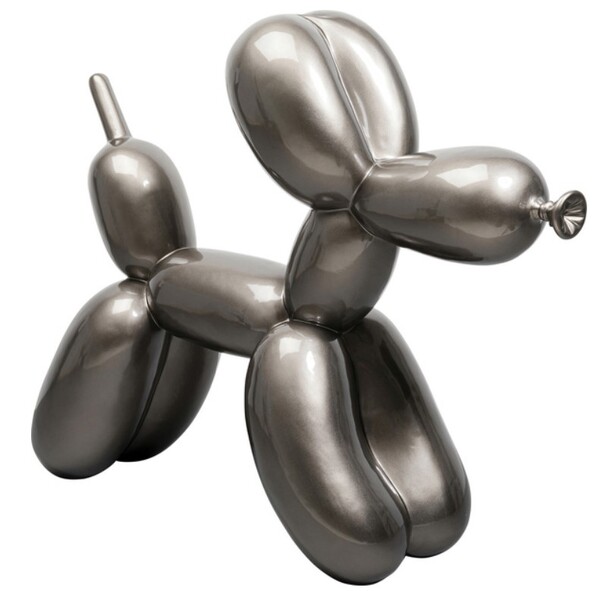 Deko Figur grau - 80 cm - KARE Balloon Dog