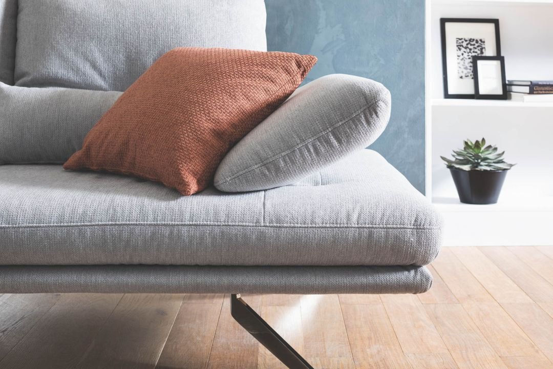 Wohnlandschaft Oxnard light grey 297 x 168 cm