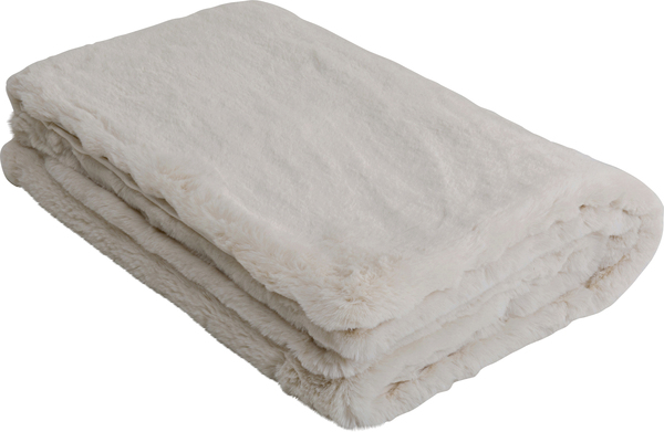 Decke 150x200cm beige - 150 x 200 cm - KARE Mika Cream