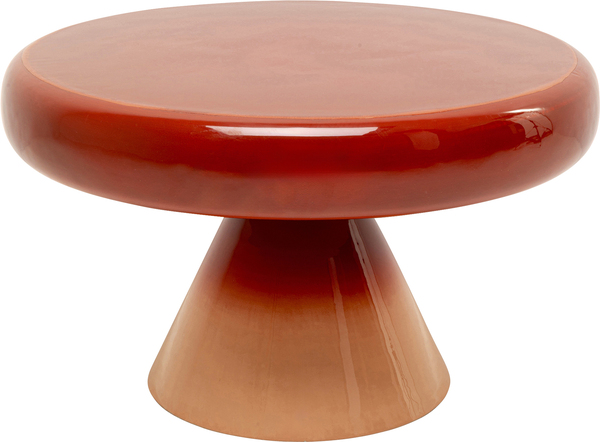 Couchtisch Ø60cm rot - Ø60 cm - KARE Rici
