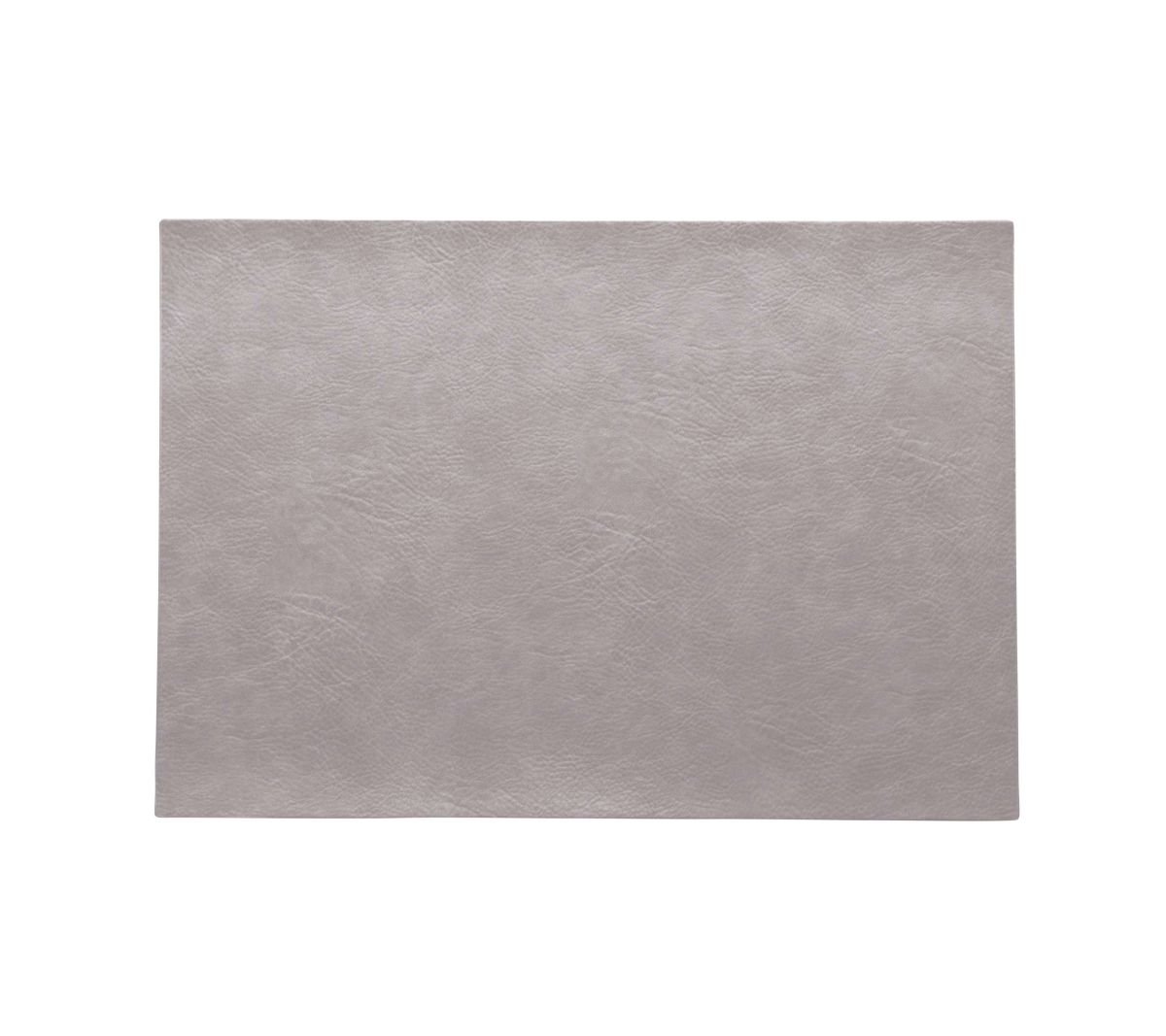 ASA Tischset Lederoptik silver cloud 33x46cm