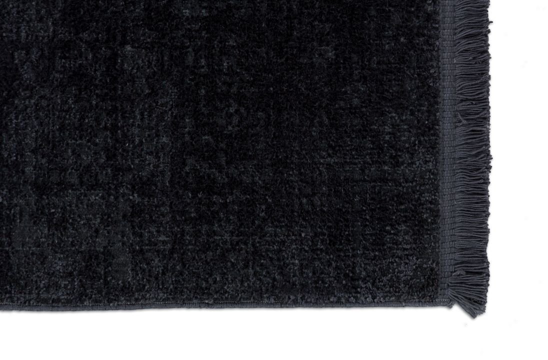 Schöner Wohnen Kollektion Teppich Velvet dunkelgrau 140 x 200 cm