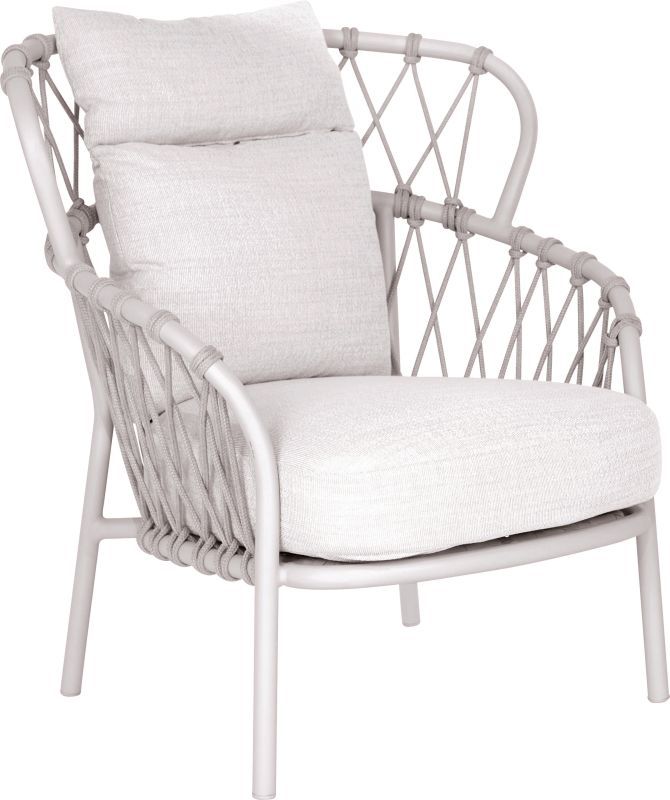 Stern Pfauensessel Klea greige 98 x 93 cm