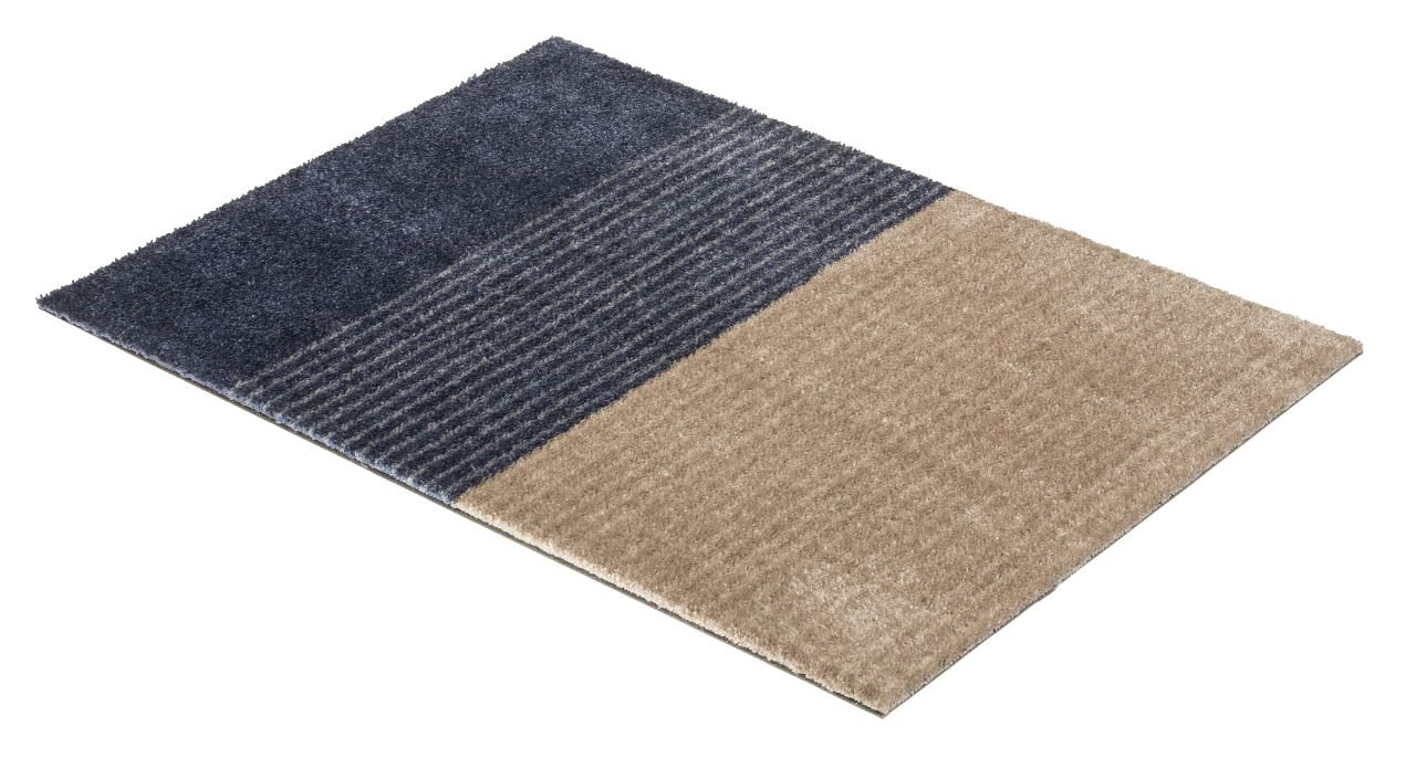 Schöner Wohnen Kollektion Fußmatte Streifen dunkelblau, 50 x 70 cm, Manhattan 1689040003022