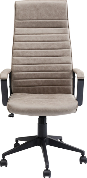 Bürostuhl beige - KARE Labora High Pebble