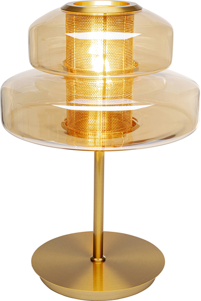 Tischleuchte gold - 51 cm - KARE Arcadia Amber