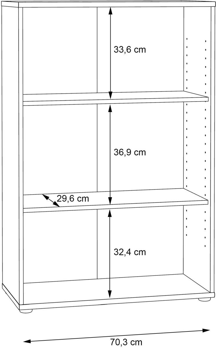 Forte Regal Tempra 2 Sonoma Eiche NB 73,7 x 111,1 cm