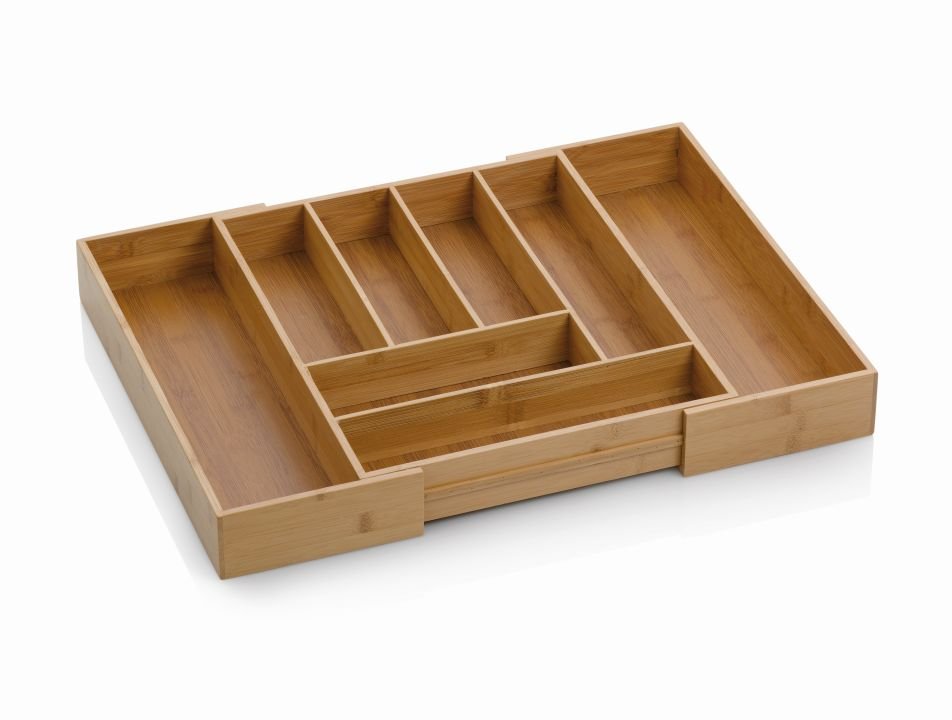 Kela Besteckkasten Kalma ausziehbar Bambus 35 x 43 cm