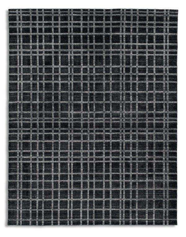 Schöner Wohnen Kollektion Teppich Cosetta Gitter Silber , 200 x 300 cm, 6022063201004/19726