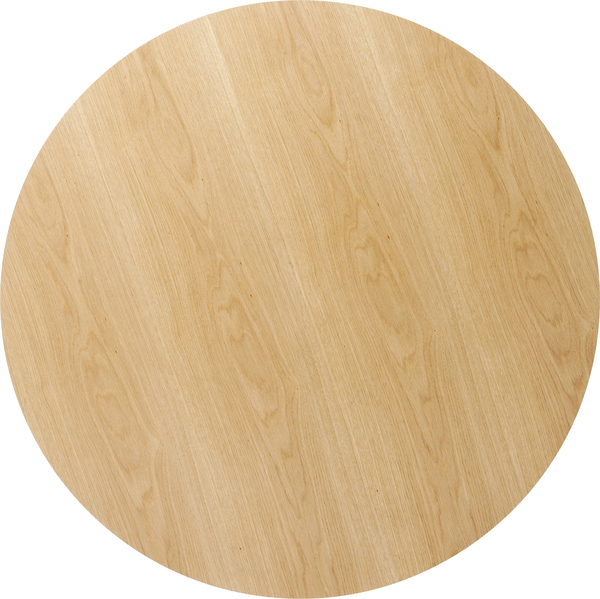 Tischplatte braun - Ø 120 cm - KARE Invitation Round Oak