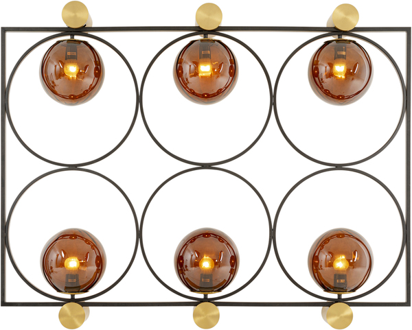Wandleuchte gold - 80 x 200 cm - KARE Balance Circle