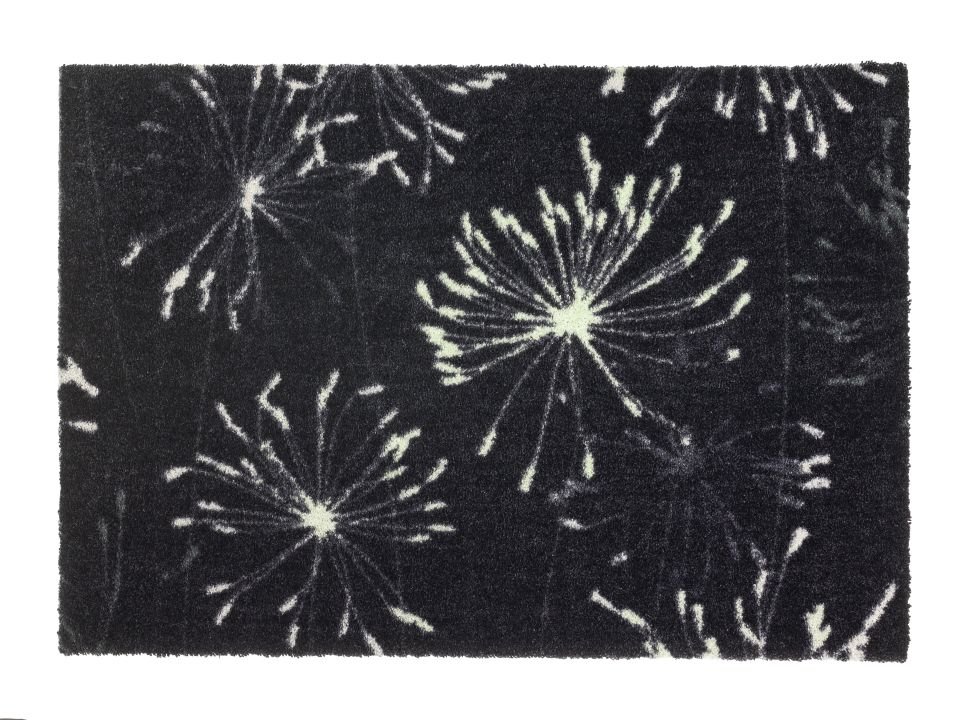 Schöner Wohnen Kollektion Fußmatte Pusteblume anthrazit/mint, 67 x 100 cm, Manhattan 1689068001044