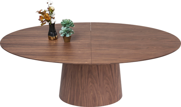 Ausziehtisch braun - 200(50) x 110 cm - KARE Benvenuto Walnut