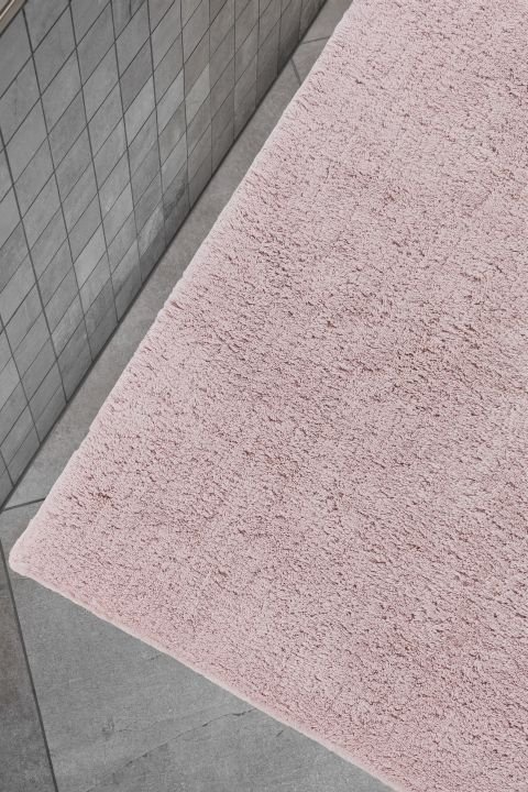Schöner Wohnen Kollektion Badteppich Uni Rose , 40 x 60 cm, 1940015190015/18855