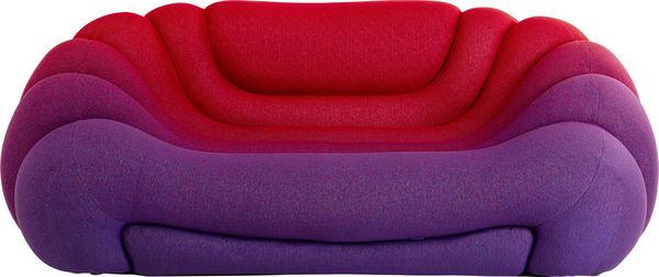 Sofa rot - 240 cm - KARE Dreamscape Sunset