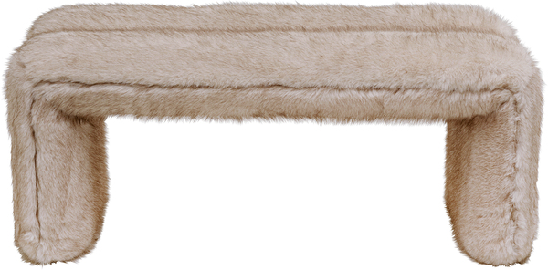 Bank beige - 101 cm - KARE Lilja Soft