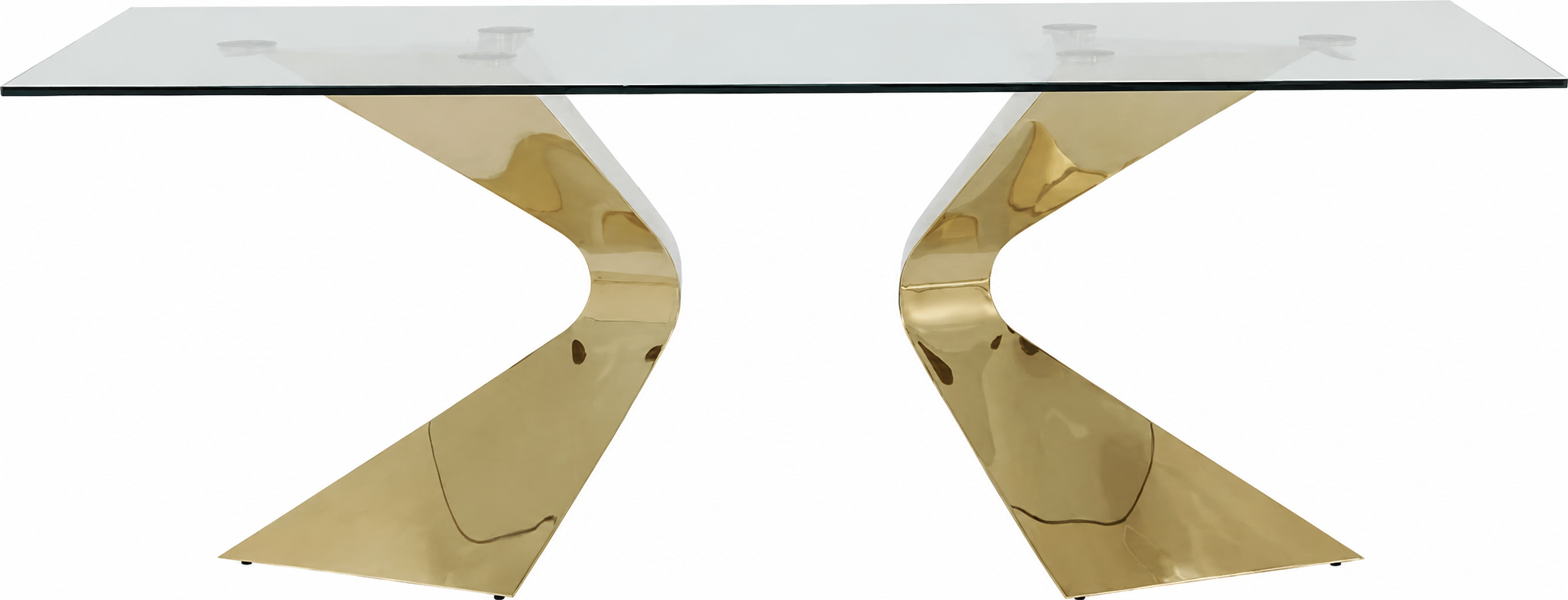 Tisch gold - 100 x 200 cm - KARE Gloria Gold