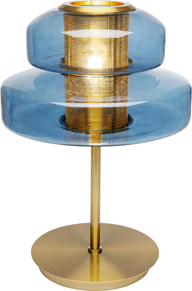 Tischleuchte blau - 51 cm - KARE Arcadia Blau
