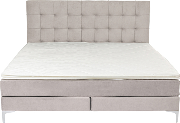 Boxspringbett beige - 160 x 200 cm - KARE Benito Star Creme