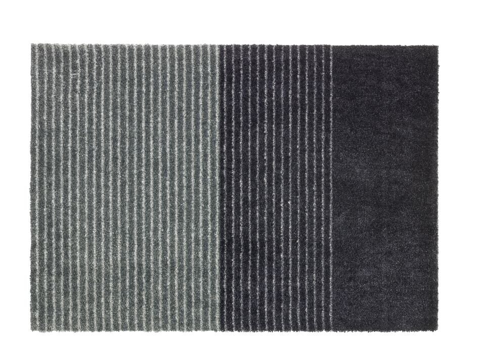 Schöner Wohnen Kollektion Fußmatte Streifen anthrazit/grau, 67 x 100 cm, Manhattan 1689068003044