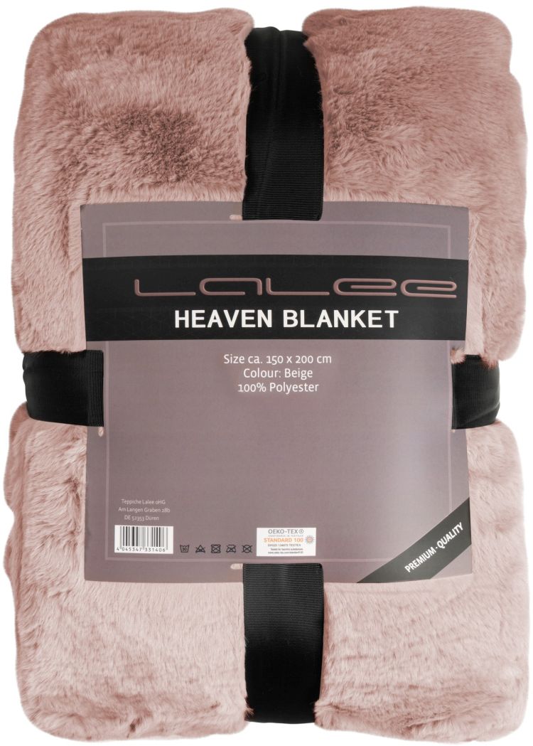 Lalee Kuscheldecke Heaven powder pink 150 x 200 cm