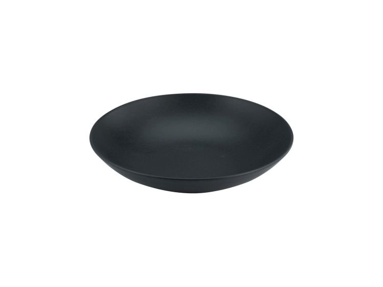 CreaTable Pastateller Soft Touch Schwarz matt Ø 23 cm