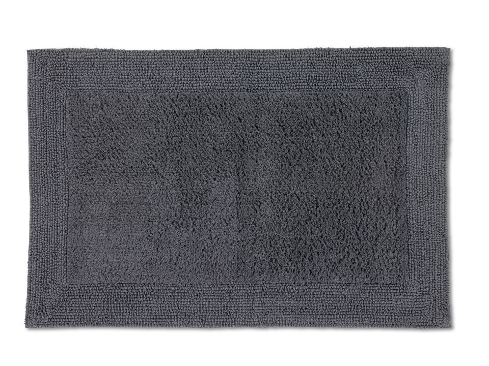 Schöner Wohnen Kollektion Badteppich Bordüre Anthrazit , 60 x 90 cm, 1940055192040/18879