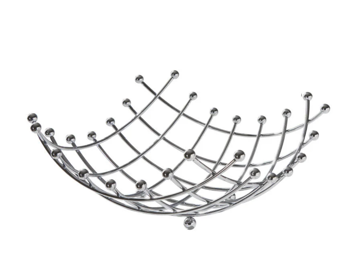 Justinus Obstschale LifeStyle silber 34x34cm