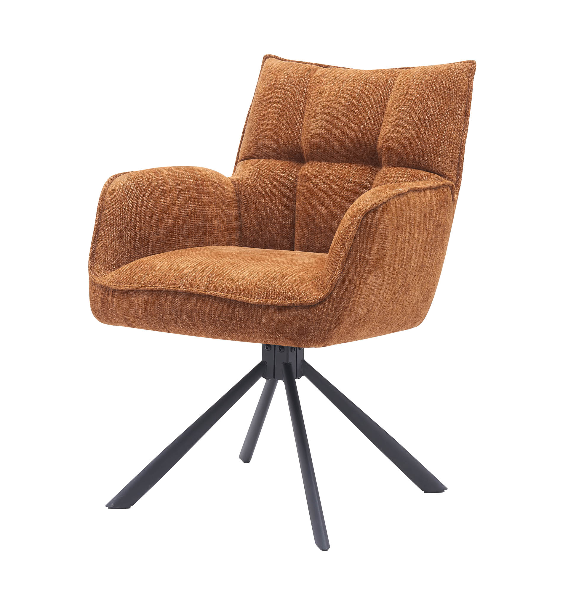 Unique Furniture 4 Fuß Stuhl mit Armlehne MATHIAN - AUSSTELLUNGSSTÜCK